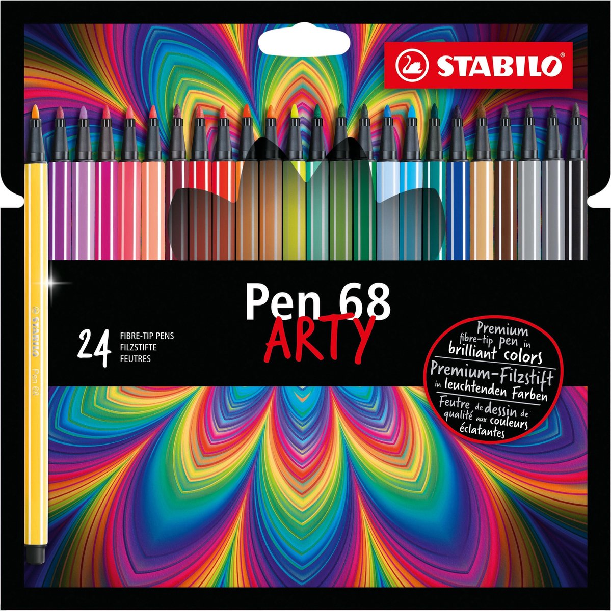 Stabilo Stift 68 – Filzstift – Künstlerisch – 24er-Set