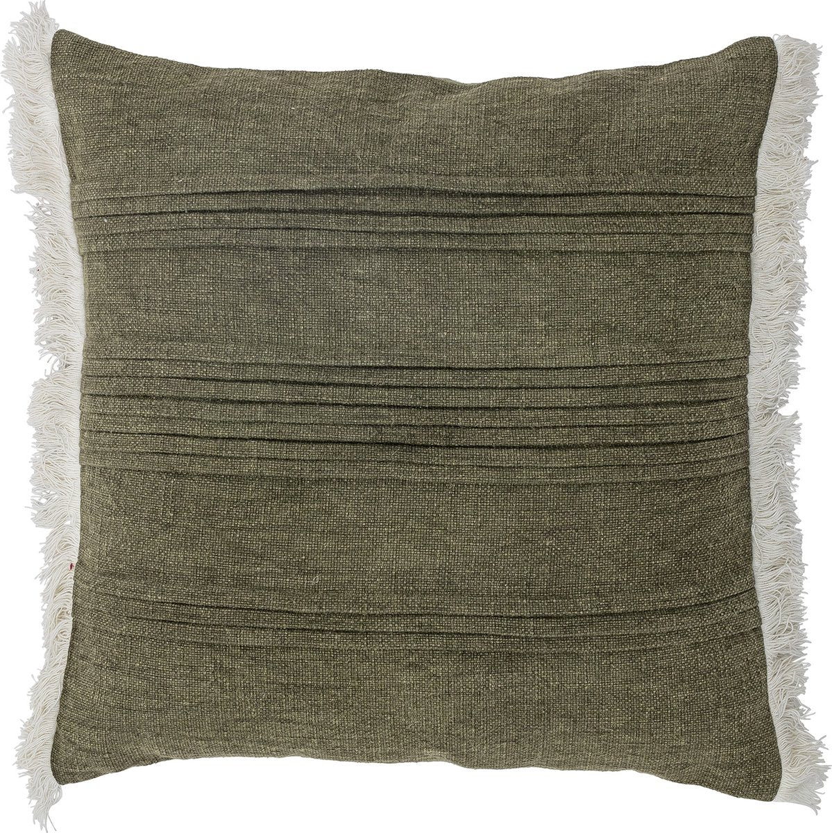Bloomingville he cushion, green, cotton