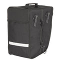 Einzelne linke M-Wave Amsterdam Fahrradtasche – 18 Liter – schwarz