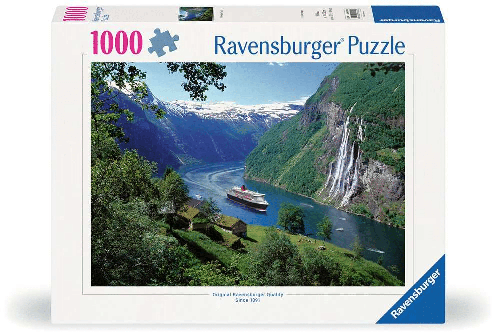 Ravensburger Puzzle Noors Fjord, 1000 Stück.