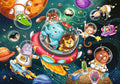 Ravensburger Puzzle Tiere im Weltraum, 12 Teile.