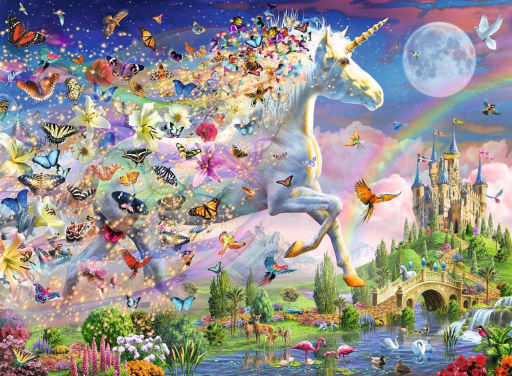 Ravensburger Puzzle Fantasy Einhorn