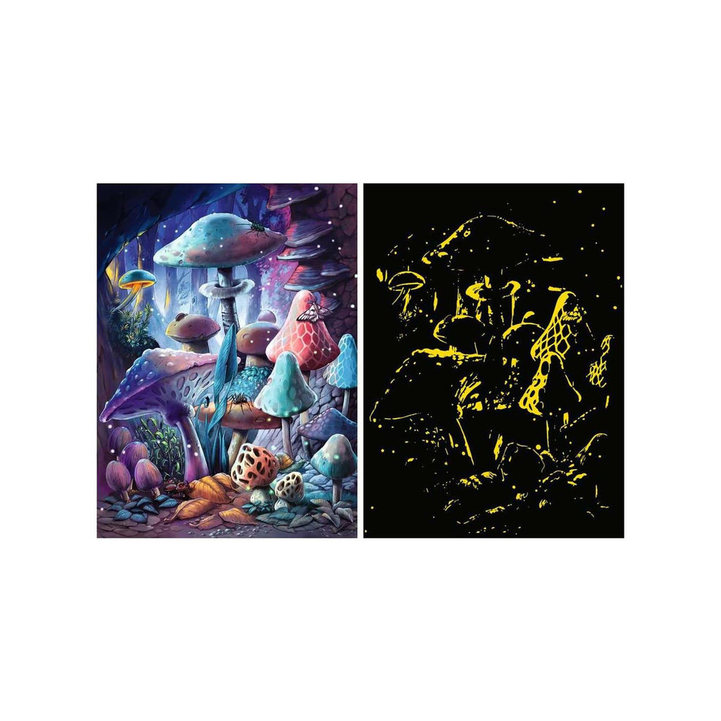 Ravensburger legpuzzel maanlicht paddestoelen glow in the dark - 500st.