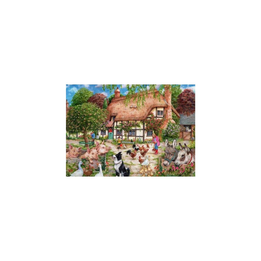 Ravensburger puzzel farm cottage - legpuzzel - 1000 stukjes