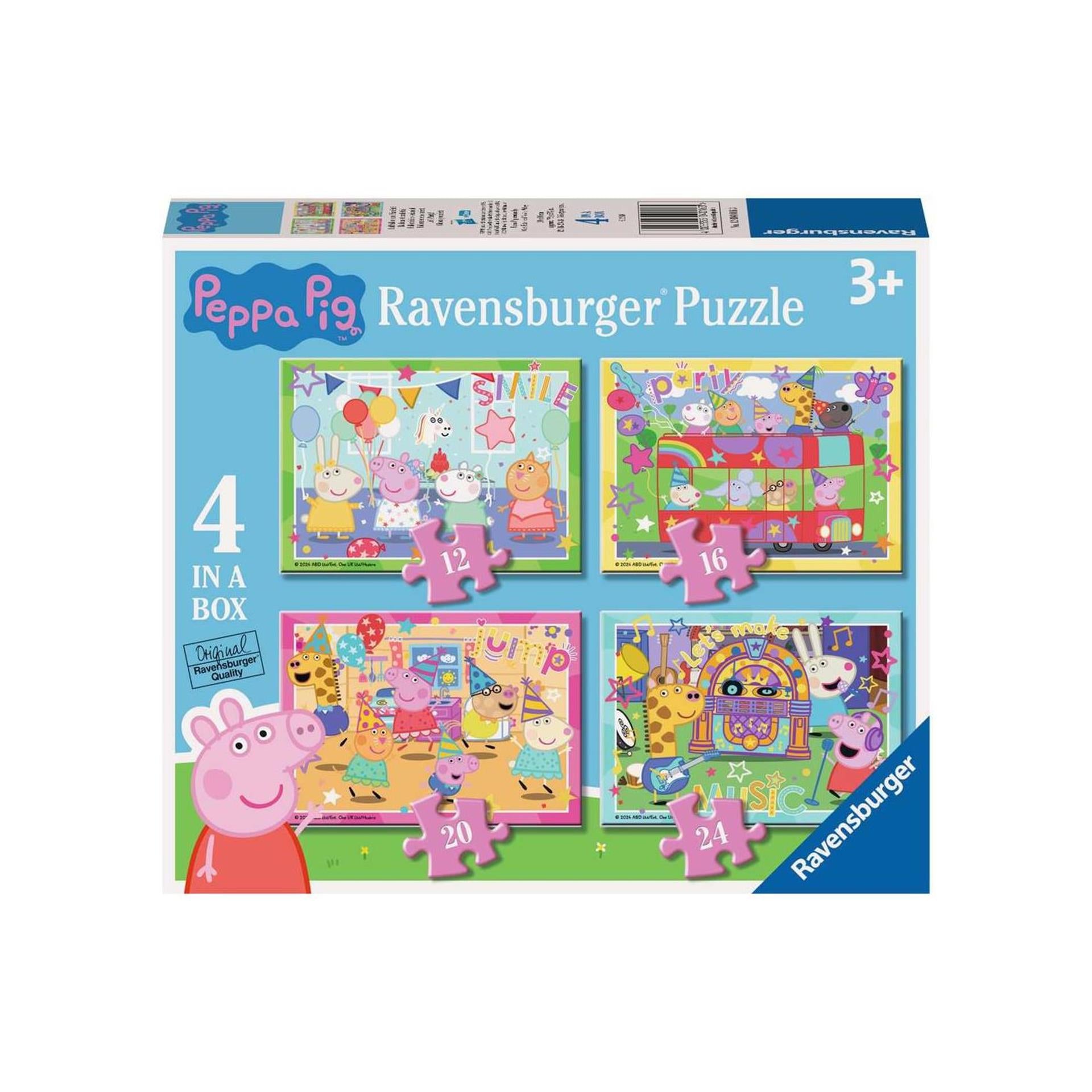 Ravensburger Peppa Pig 4-in-1 Puzzle