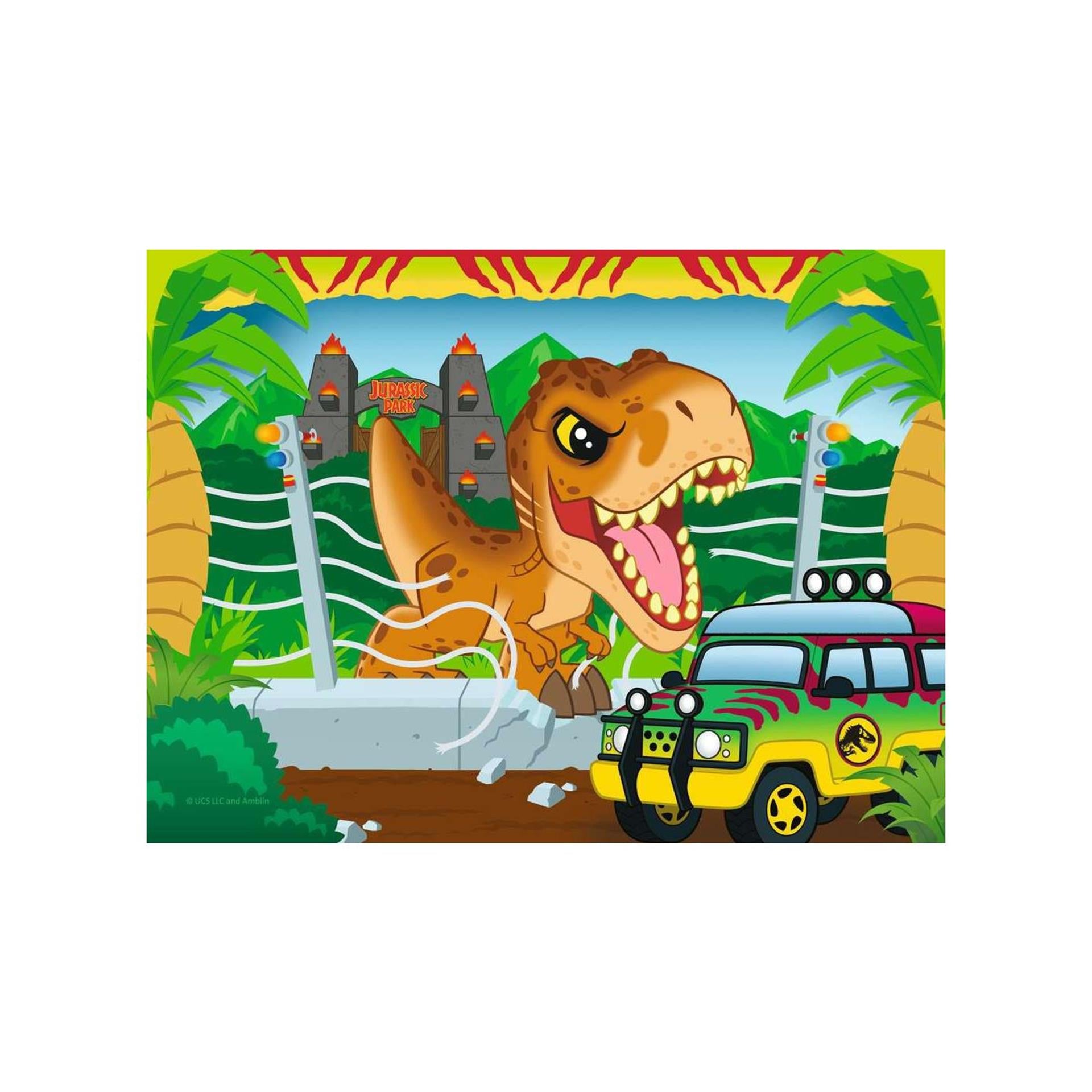 Ravensburger Puzzle Jurassic World Entdecker - 4 Puzzles