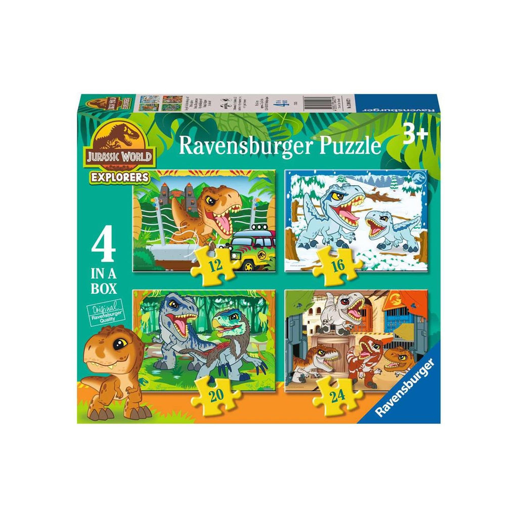Ravensburger Puzzle Jurassic World Entdecker - 4 Puzzles