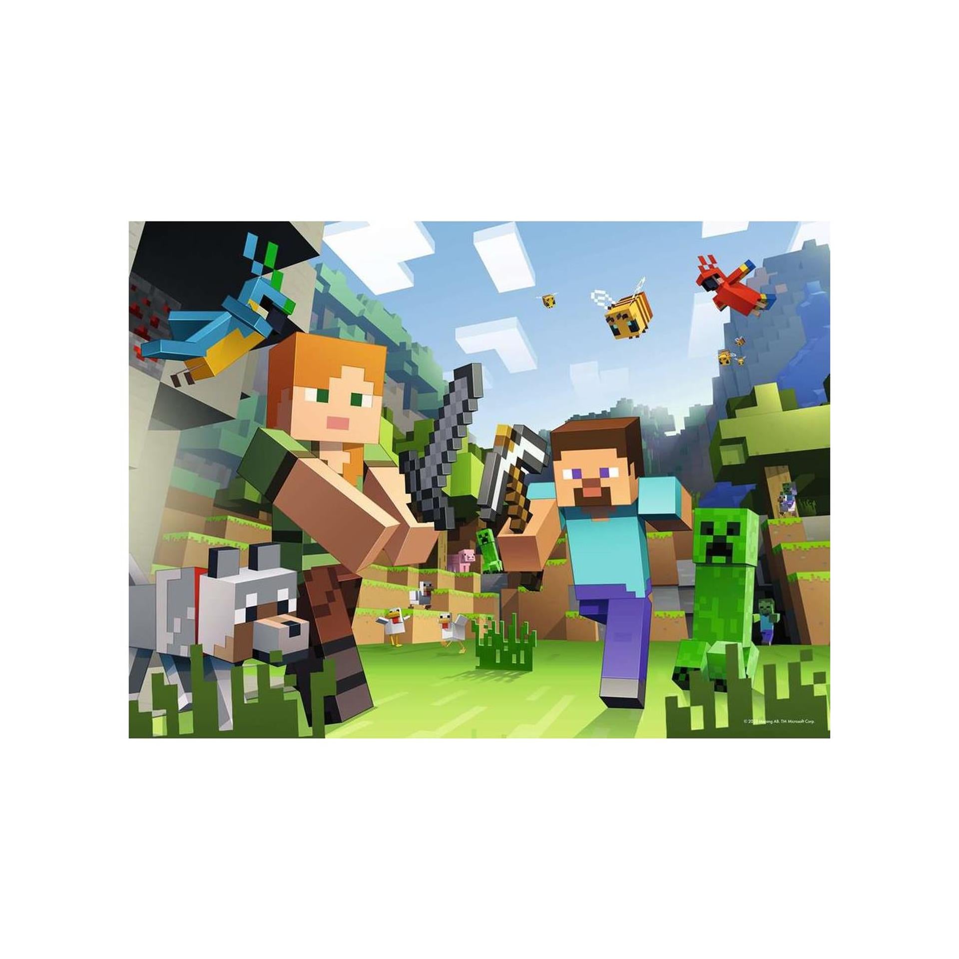 Ravensburger puzzel minecraft 100 xxl stukjes
