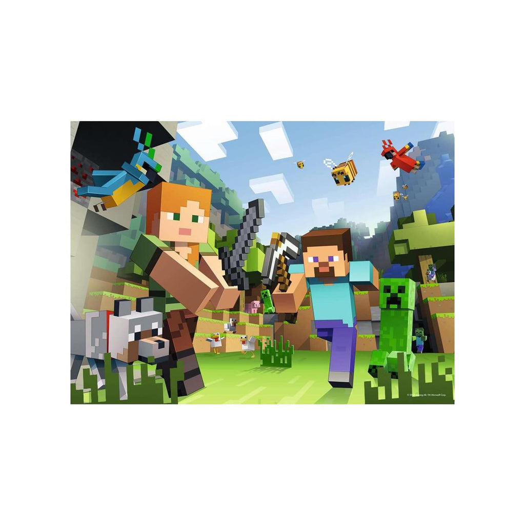 Ravensburger puzzel minecraft 100st