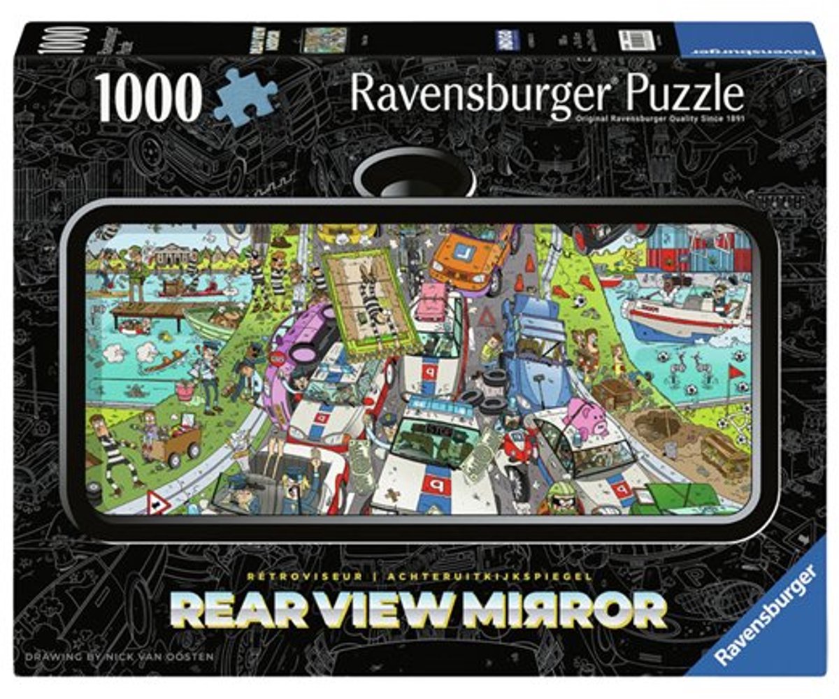Ravensburger Puzzle Polizeiverfolgungsjagd, 1000 Teile.