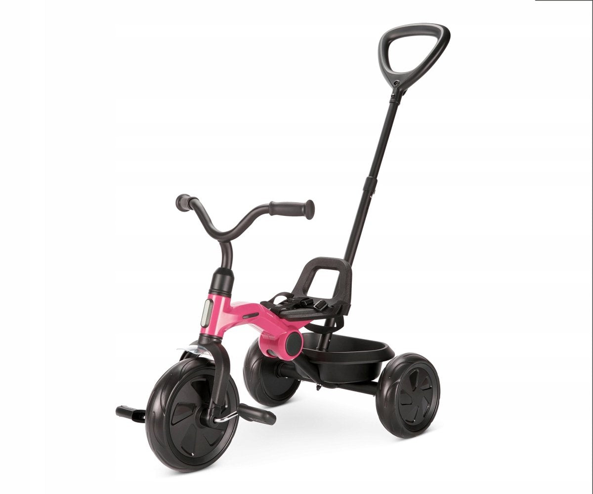 Qplay ant plus driewieler roze - groeit mee met uw kind
