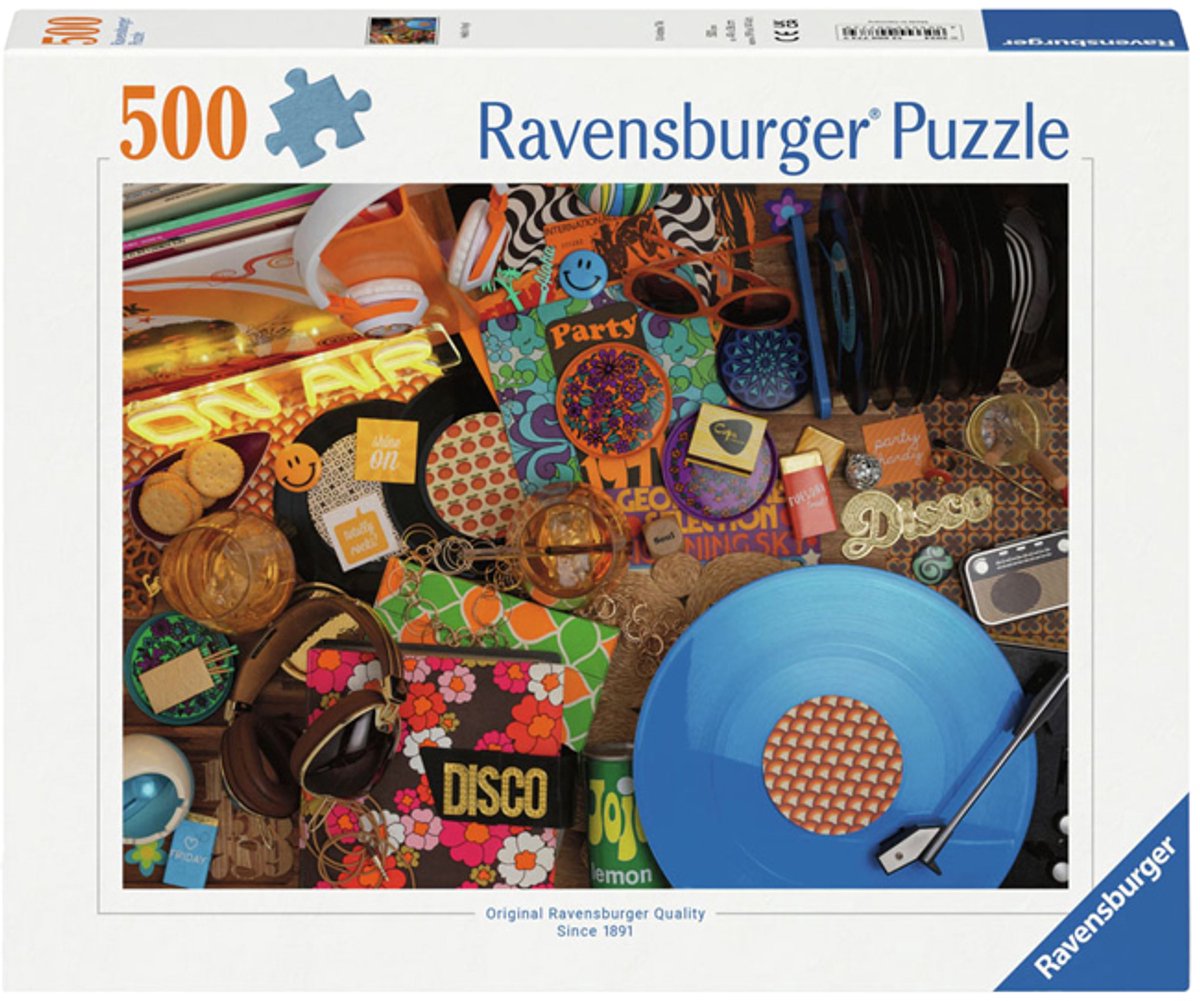 Ravensburger Puzzle „Hello Vinyl!“, 500 Teile.