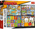 Trefl puzzel garfield 4x250 stukjes - garfield doesn't like mondays.