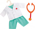 Heless poppen doktersoutfit met stethoscoop, 28-35 cm