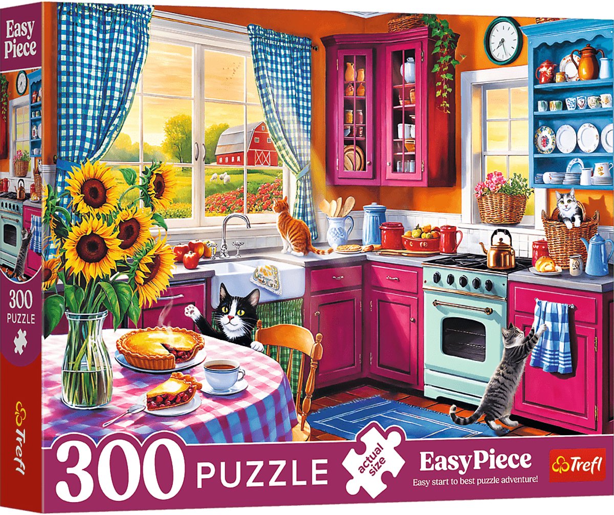 Trefl puzzel 300 stukjes - easypiece morning in the kitchen fsc mix.