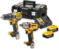 Dewalt dck2077p2t accu combiset 18v 5.0ah xr li-ion in tstak