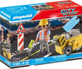 Playmobil city action bouwvakker met randensnijder - 71185