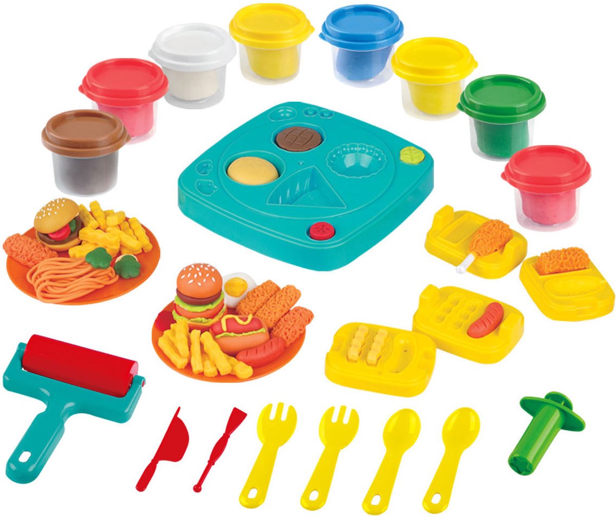 Playgo Diner Café Ton-Set - 8 Tontöpfe