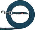 Trixie hondenriem sleeplijn met rubber anti slip petrol blauw