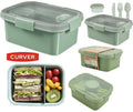Curver Curver to Go Lunchbox 1,2 l + Besteckset + Wauseln
