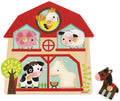 Janod - muziekpuzzel - de vrienden van de boerderij - 5 stukjes