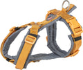 Trixie hondentuig premium trekking curry geel grafiet grijs