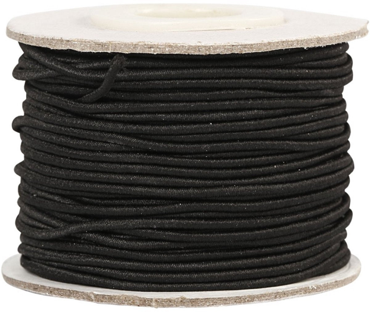Creativ Company Elastikband, 1 mm dick, schwarz, 25 m