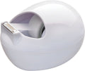 Scotch ® tape dispenser design keivormig by karim rashid, wit + 1 rol ® magic™ tape 19 mm x 7,5 m