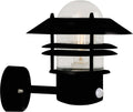 Nordlux blokhus-wandlamp-up-sensor-e27-zwart