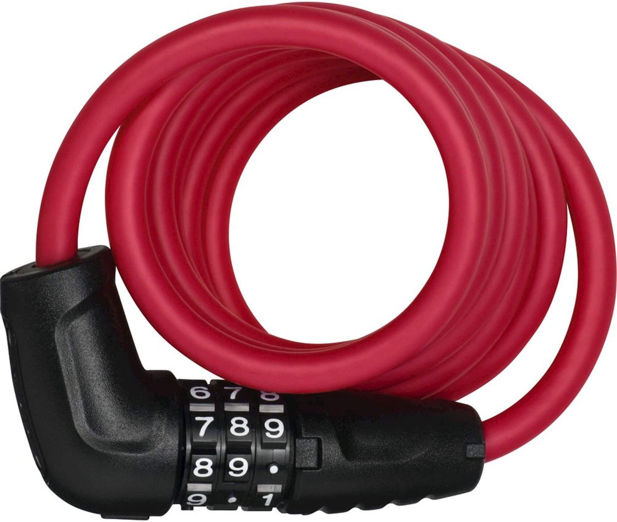 Abus Cijfer Spiraal Kabelslot 150cm Rood
