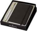 Sheaffer balpen giftset vfm g9422 - polished chrome gold plated met a6 notebook - sf-g2942251-4