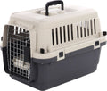 Flamingo transportbox kat en hond – autobench xs 50x33x33 cm – transportkooi nomad donkergrijs xs