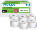 Dymo originele labelwriter kleine naambadgelabels | 41 mm x 89 mm | zelfklevend | 6 met elk 300 labels (1.800 zelfklevende etiketten) | voor de labelwriter labelprinters | gemaakt in europa