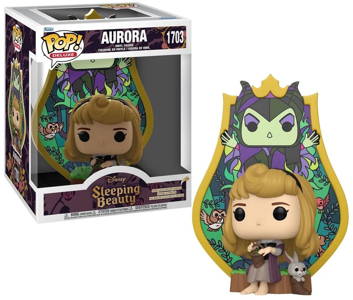 Funko dornröschen aurora (pop! deluxe) vinylfiguur 1703 unisex pop! - meerkleurig - standard