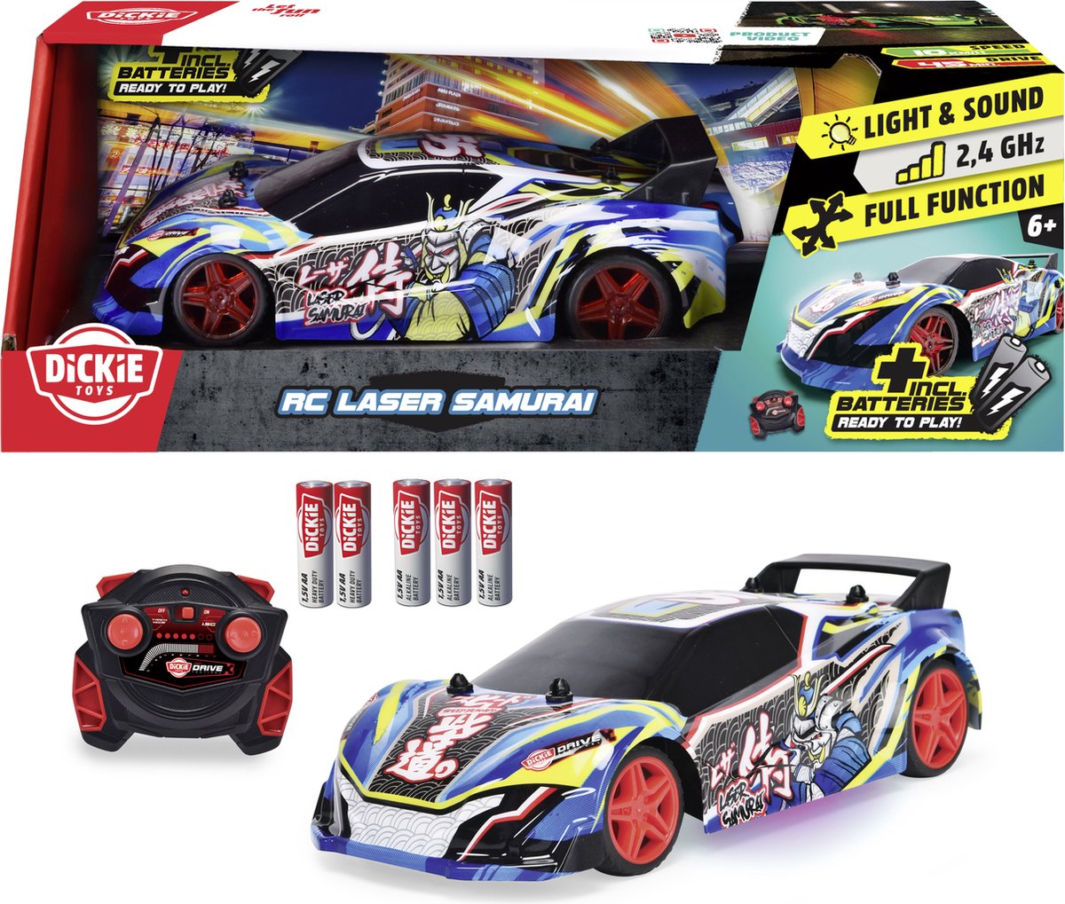 Dickie RC-gesteuertes Auto Laser Samurai RTR