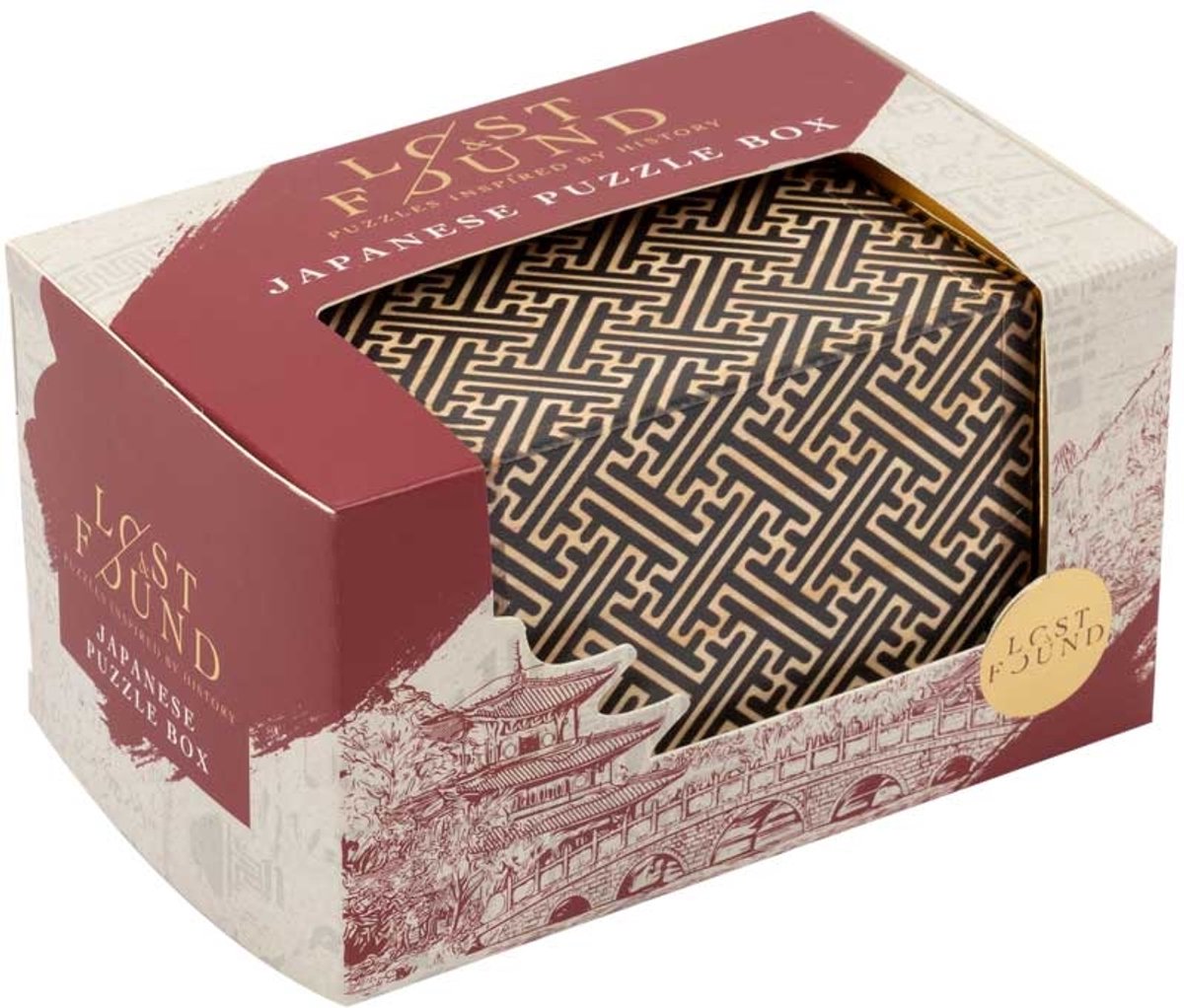 Professor puzzle lost and found puzzelbox japanse stijl - breinbreker cadeau.