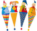 Goki pop-up poppen. 4 delig. 22,5-24 cm. 3+ | 24 stuks