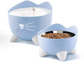 Catit pixi fountain combi kit - kattendrinkbak - blauw wit
