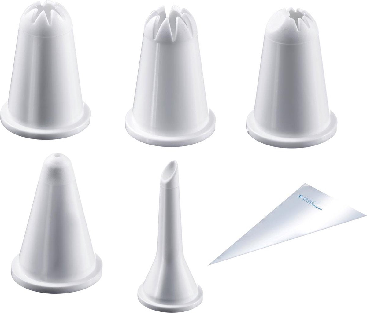 Westmark spuitzak 30cm wegwerp 10 st + 5 spuitjes easy 15 dlg 3101