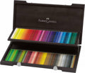 Faber-castell kleurpotloden - polychromos - 120 stuks in houten koffer - fc-110013