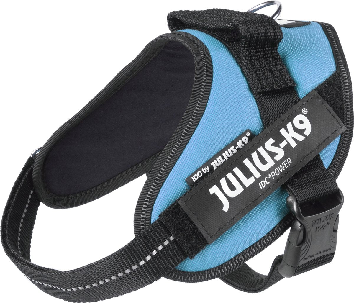 Julius k9 julius-k9 idc powertuig - hondentuig - s - mini - azuurblauw