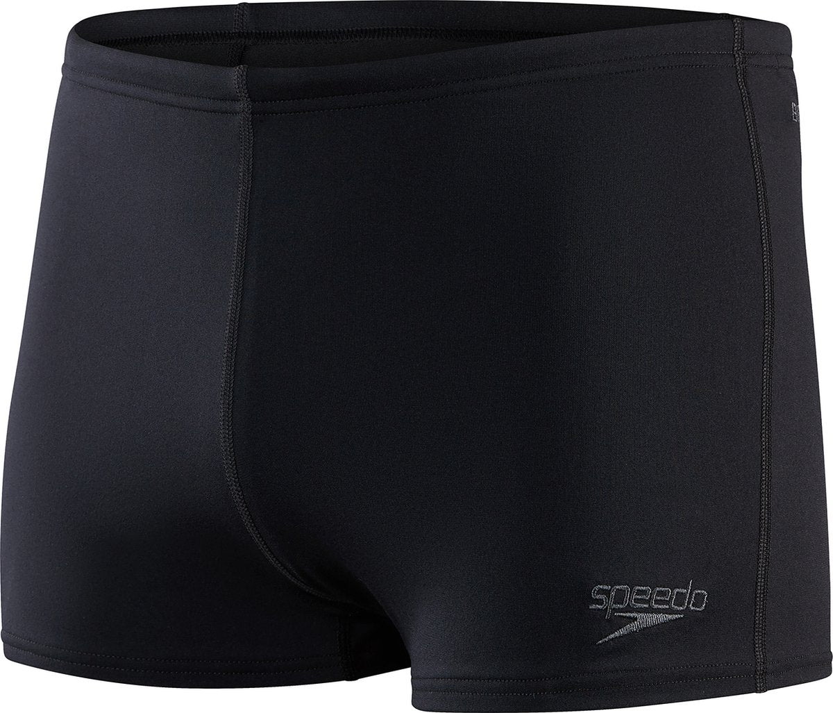 Speedo endurance+ aquashort heren - zwembroek heren - chloorbestendige zwemshort heren - zwemboxer heren met trekkoord - zwart - s