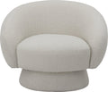 Bloomingville - ted loungestoel - wit - polyester