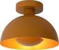 Lucide siemon - plafonnière (plafondlamp) - ø 25 cm - 1xe27 - okergeel