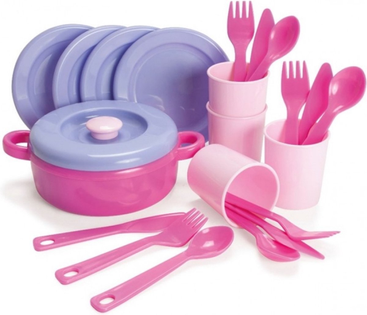 Dantoy Pastell Tafelservice, 22-teilig.