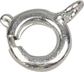 Creativ company veringsluiting zilver 7 mm sieraden maken 10 stuks.