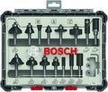 Bosch 2607017473 15-delige frezenset in cassette - 1 4