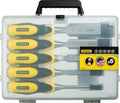 Stanley steekbeitelset dynagrip 5dlg. (6.12.18.25.32 mm) - 2-16-885