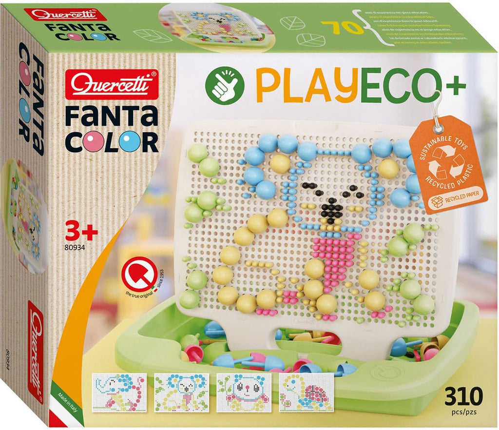 Quercetti fantacolor play eco insteek mosaic, 310dlg.