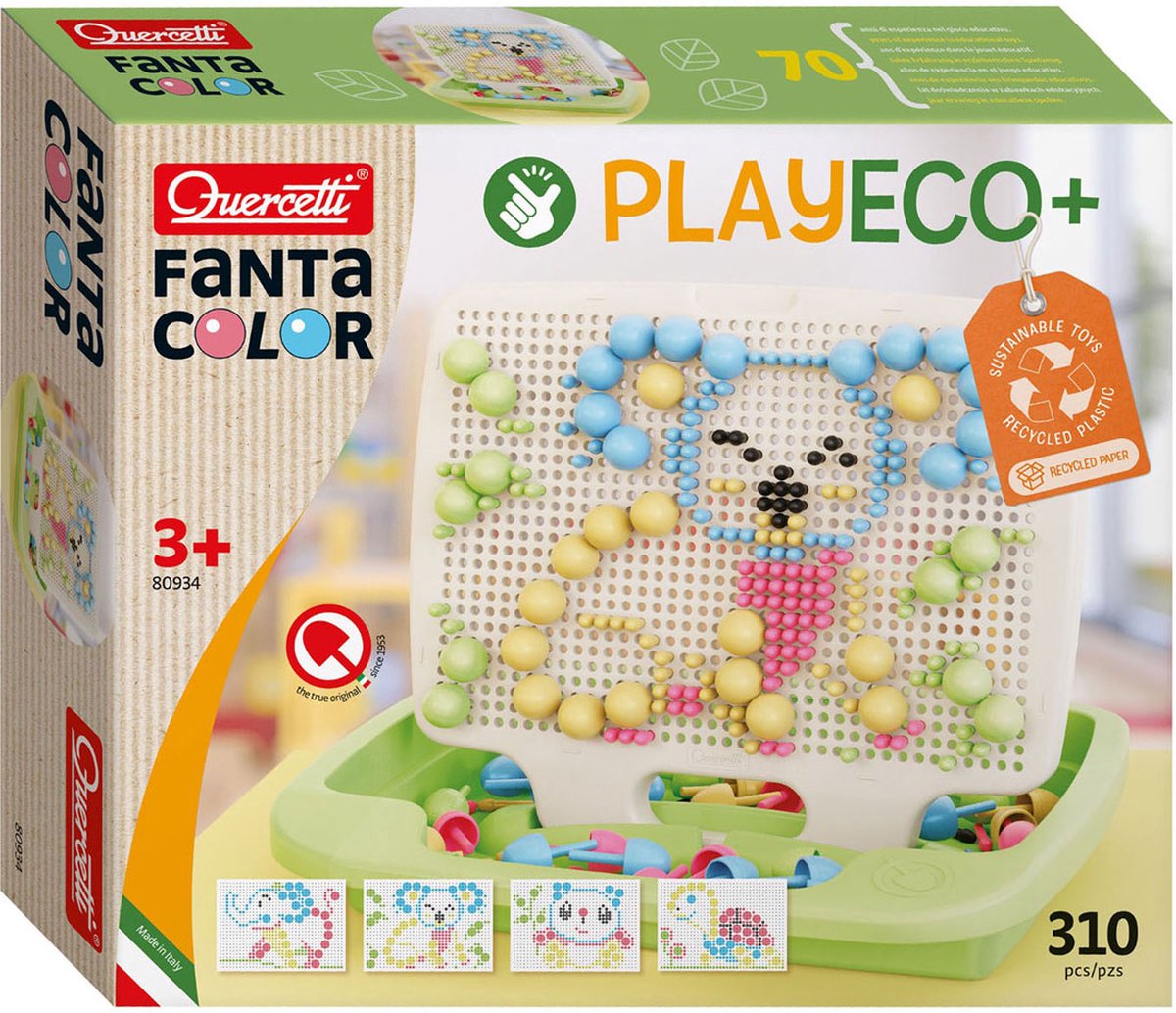 Quercetti fantacolor play eco insteek mosaic, 310dlg.